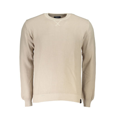 Pull homme en coton beige North Sails