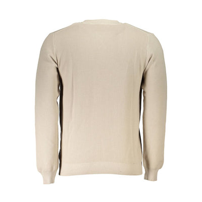 Pull homme en coton beige North Sails