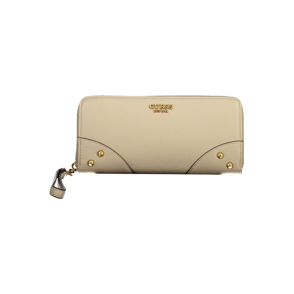 Guess Jeans Beige Polyethyleen Dames Portemonnee
