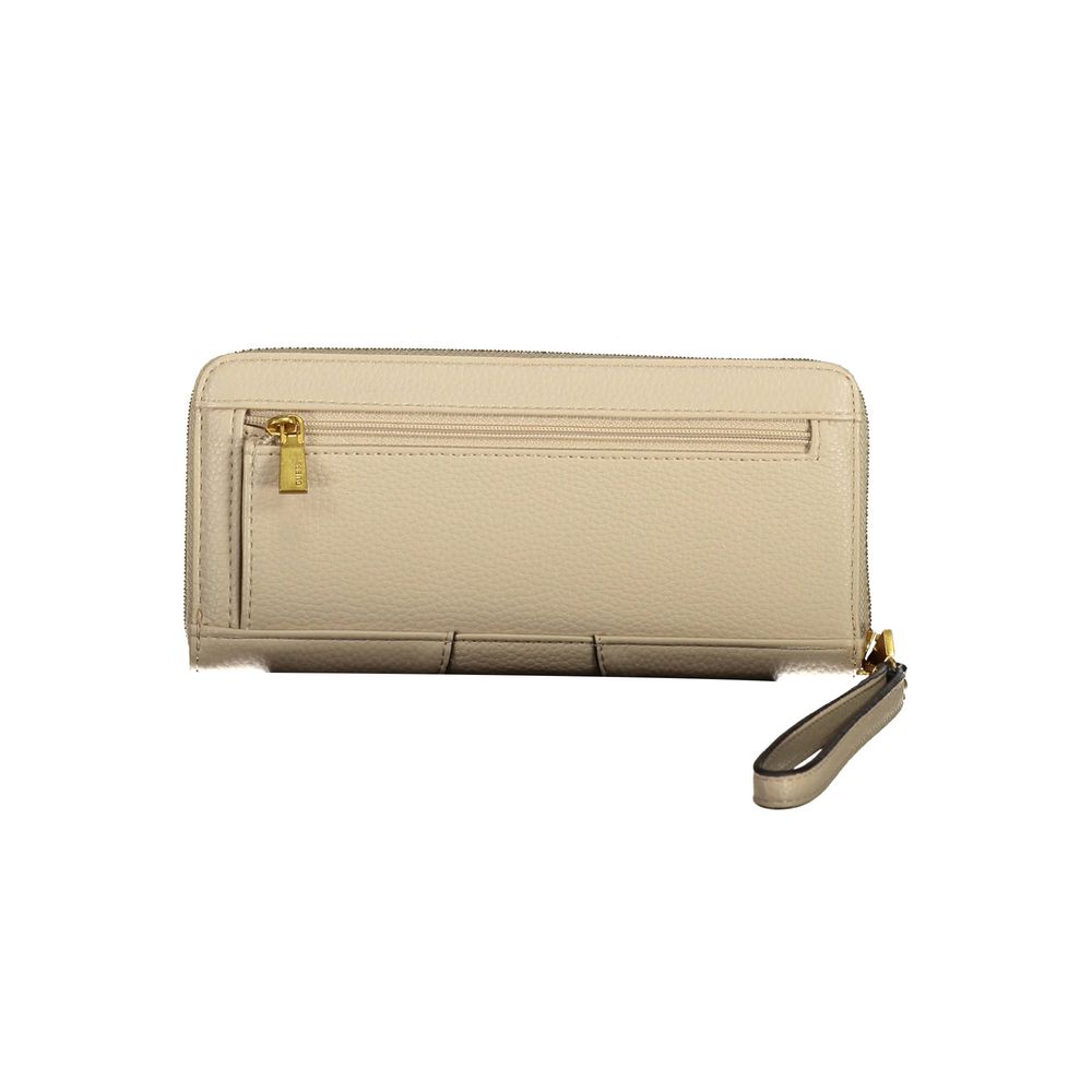 Guess Jeans Beige Polyethyleen Dames Portemonnee