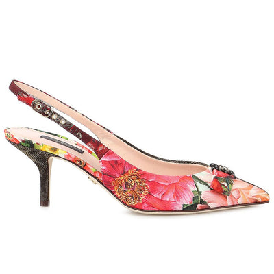 Dolce &amp; Gabbana Multicolor Polyester Sandaal