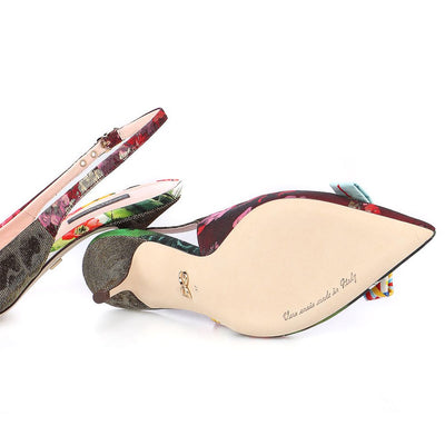 Dolce &amp; Gabbana Multicolor Polyester Sandaal