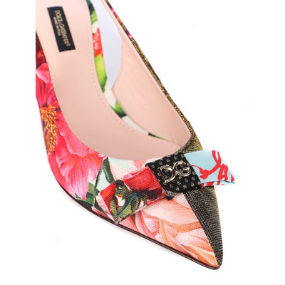Dolce &amp; Gabbana Multicolor Polyester Sandaal