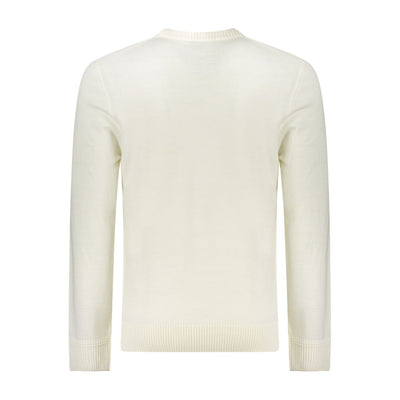 Pull en laine blanche Hugo Boss pour homme