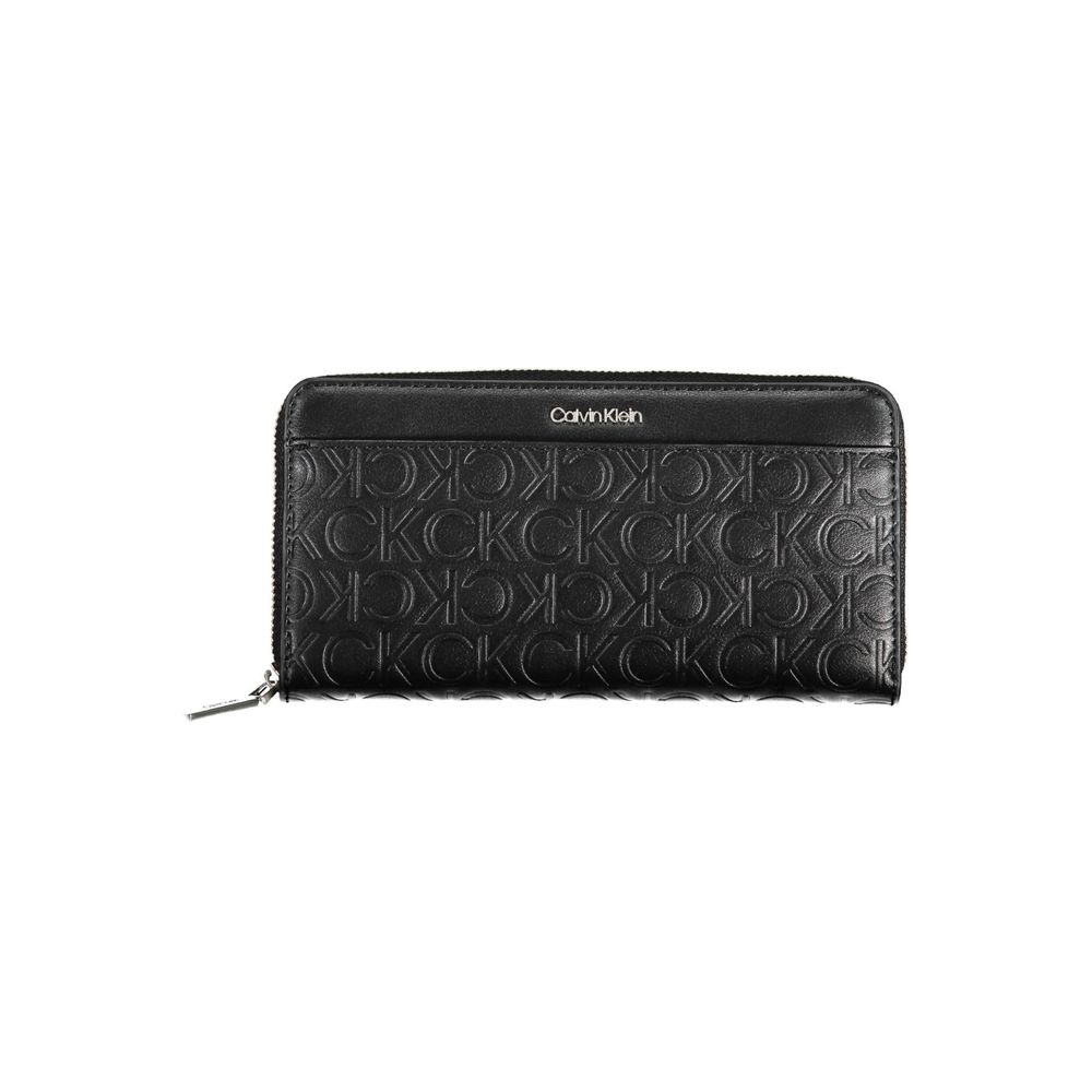 Calvin Klein Zwarte Polyethyleen Dames Portemonnee