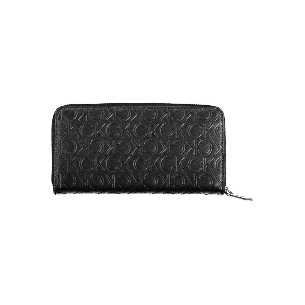 Calvin Klein Zwarte Polyethyleen Dames Portemonnee