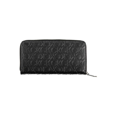 Calvin Klein Zwarte Polyethyleen Dames Portemonnee