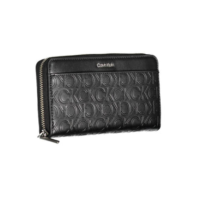 Calvin Klein Zwarte Polyethyleen Dames Portemonnee