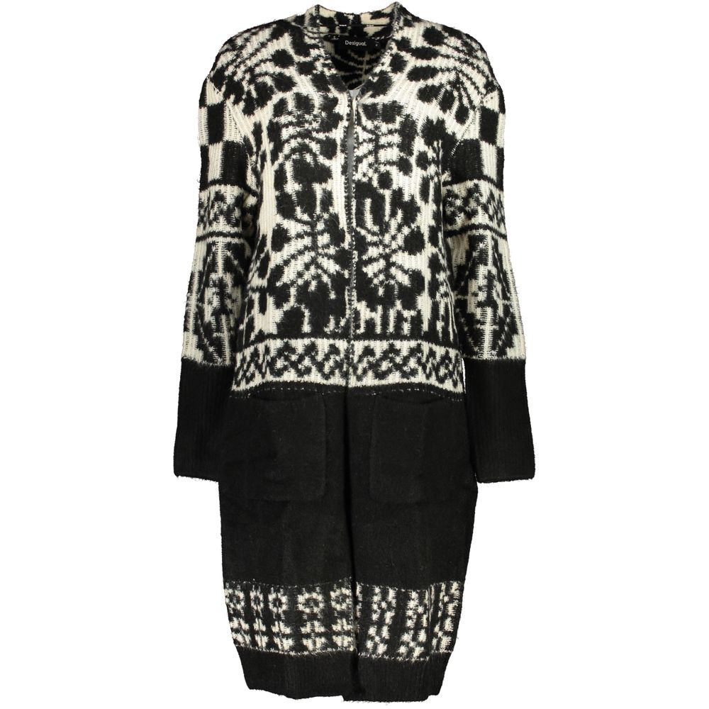 Desigual Chic jas met lange mouwen en contrasterende details