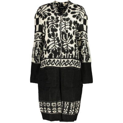 Desigual Chic jas met lange mouwen en contrasterende details