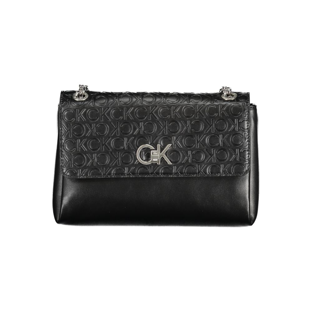 Calvin Klein Zwarte Polyester Handtas