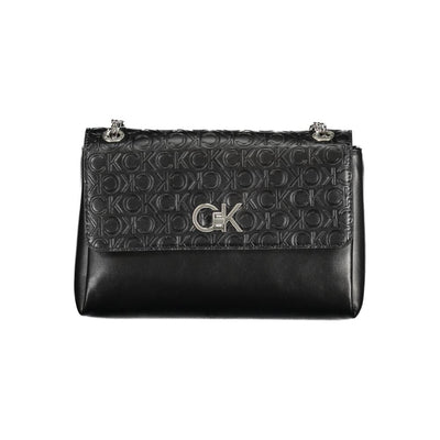 Calvin Klein Zwarte Polyester Handtas