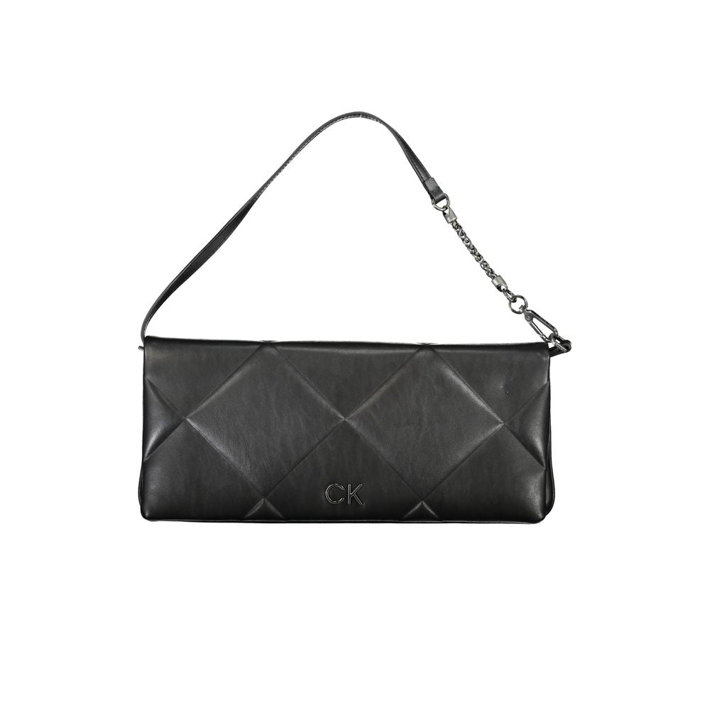 Calvin Klein Zwarte Polyester Handtas