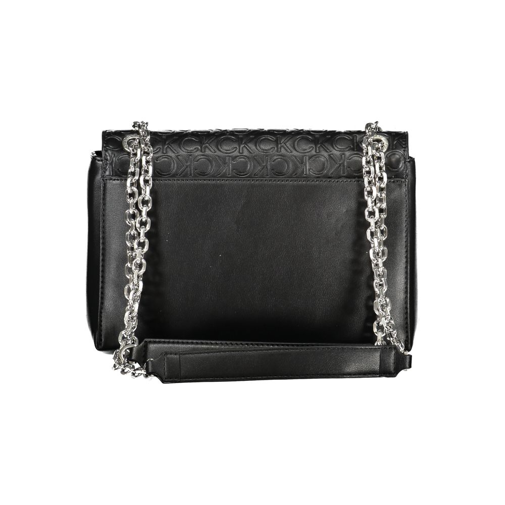 Calvin Klein Zwarte Polyester Handtas
