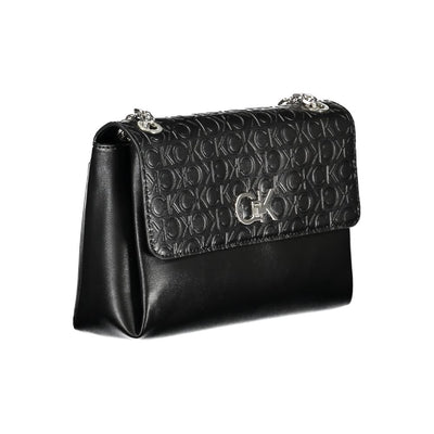 Calvin Klein Zwarte Polyester Handtas