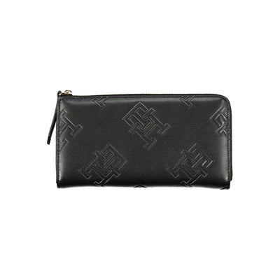 Tommy Hilfiger Zwarte Polyethyleen Dames Portemonnee