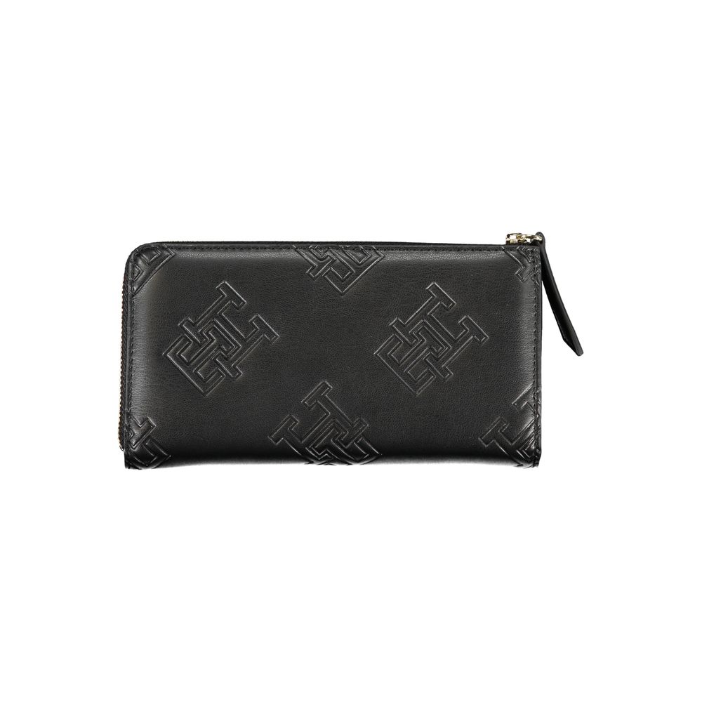 Tommy Hilfiger Zwarte Polyethyleen Dames Portemonnee