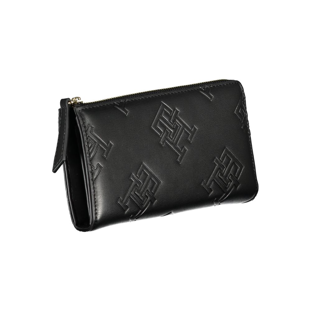 Tommy Hilfiger Zwarte Polyethyleen Dames Portemonnee