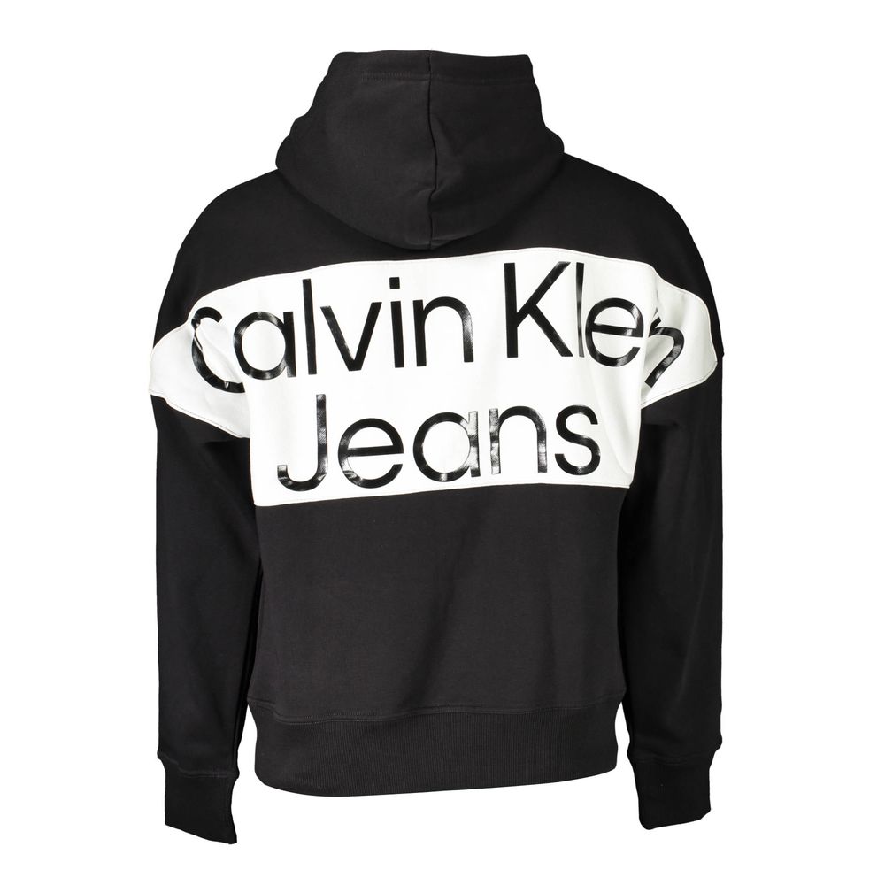 Pull en coton noir Calvin Klein pour homme