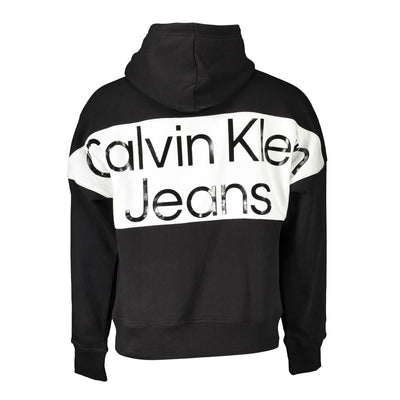 Pull en coton noir Calvin Klein pour homme