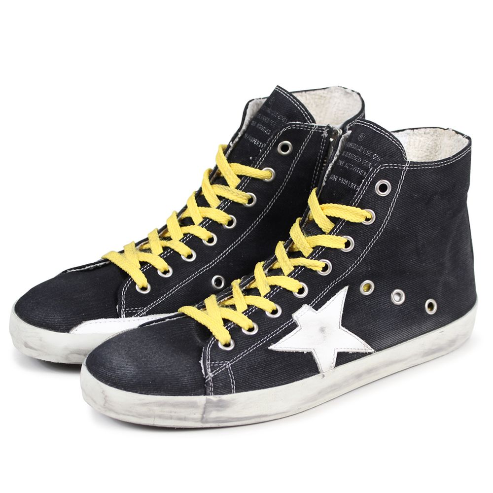 Golden Goose Zwarte Canvas Sneaker