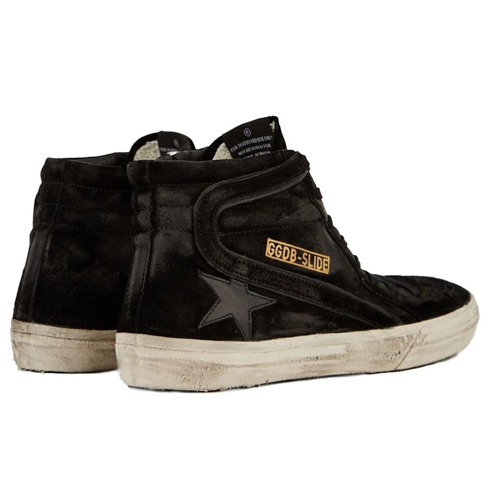 Golden Goose Zwarte Kalfsleren Sneaker