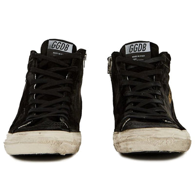 Golden Goose Zwarte Kalfsleren Sneaker