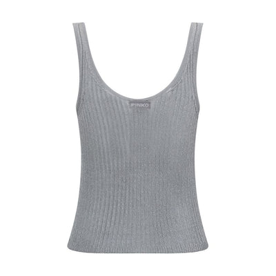 PINKO Metallic Gebreide Top