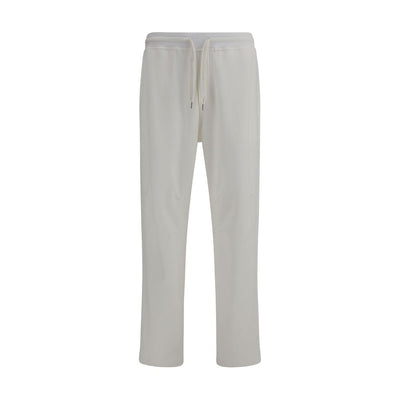 Brunello Cucinelli White Cotton Joggers (Workout Pants)