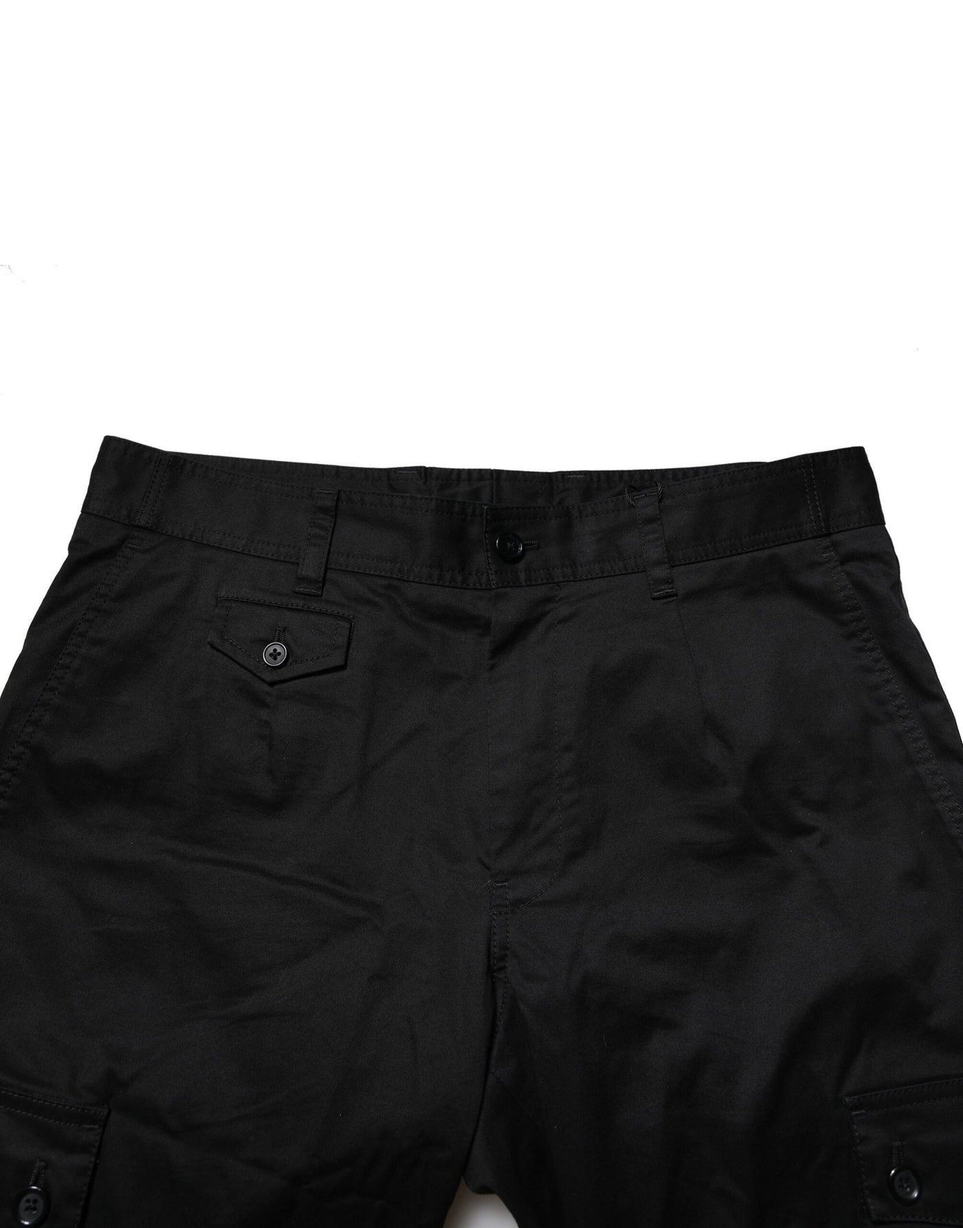 Dolce &amp; Gabbana Zwarte Katoenen Jurk Slanke Formele Broek