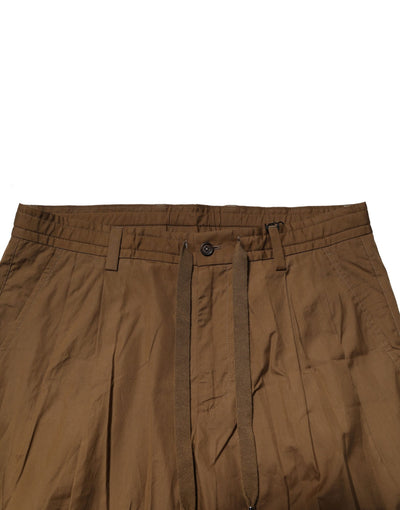 Dolce &amp; Gabbana Bruine Katoenen Chino Mid Waist Herenbroek