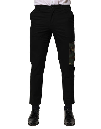 Dolce &amp; Gabbana Zwarte Katoenen Cargo Broek voor Heren