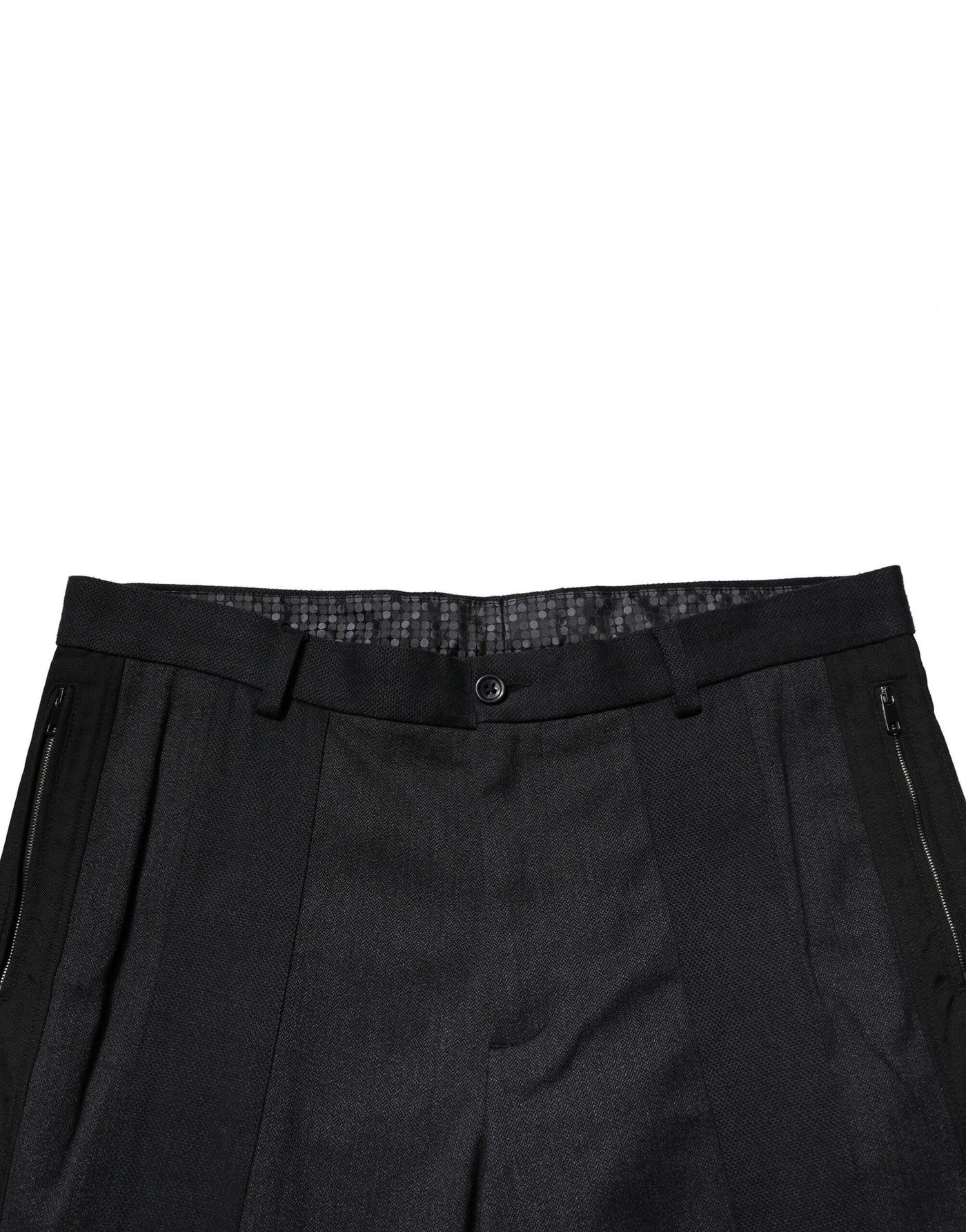Dolce &amp; Gabbana Zwarte Katoenen Jurk Slanke Formele Broek