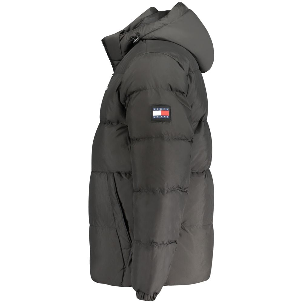 Veste homme Tommy Hilfiger en polyester recyclé noir