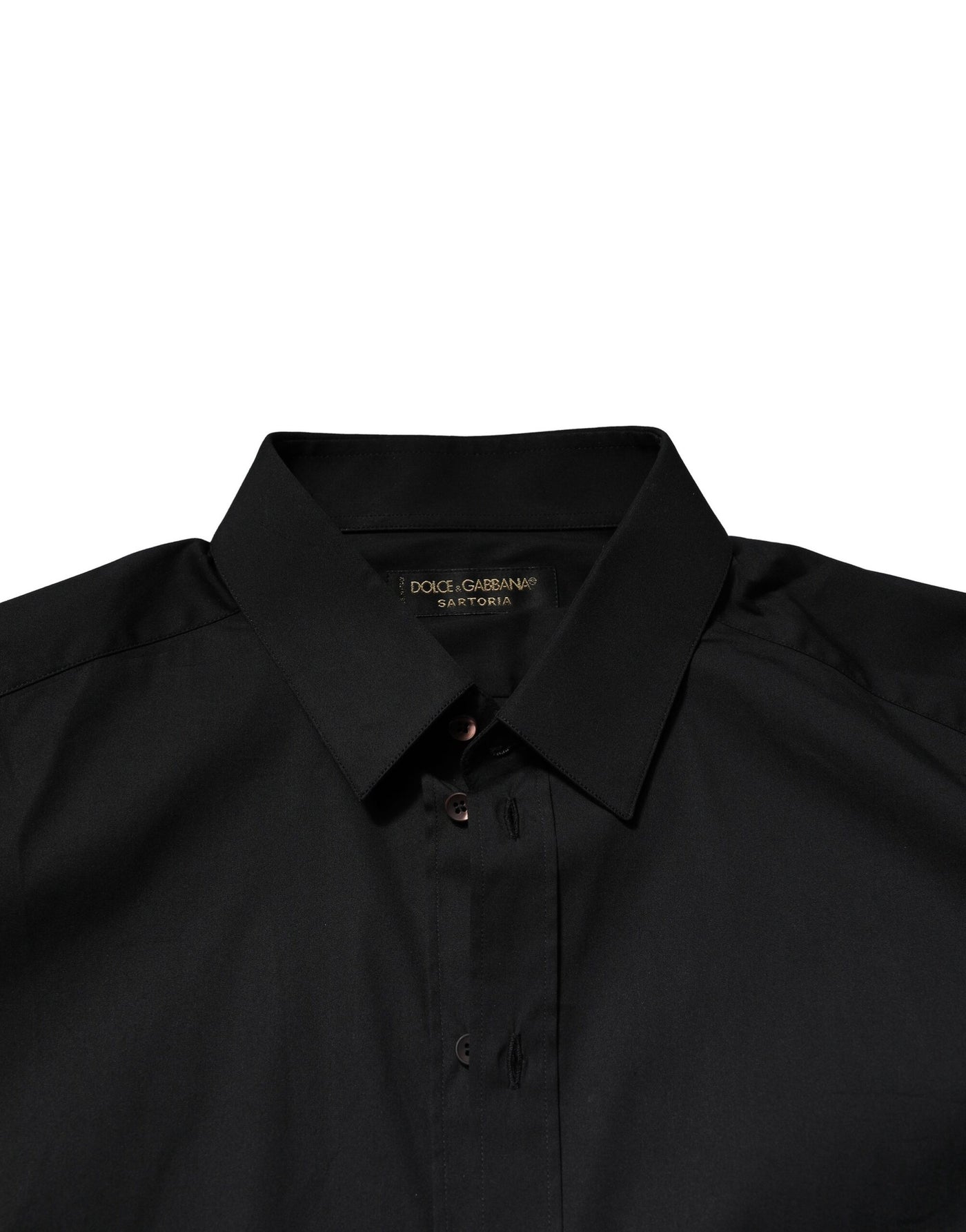 Dolce &amp; Gabbana Zwart SARTORIA Katoenen Formeel Herenoverhemd