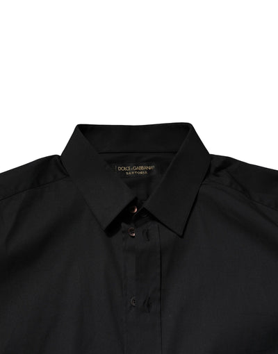 Dolce &amp; Gabbana Zwart SARTORIA Katoenen Formeel Herenoverhemd