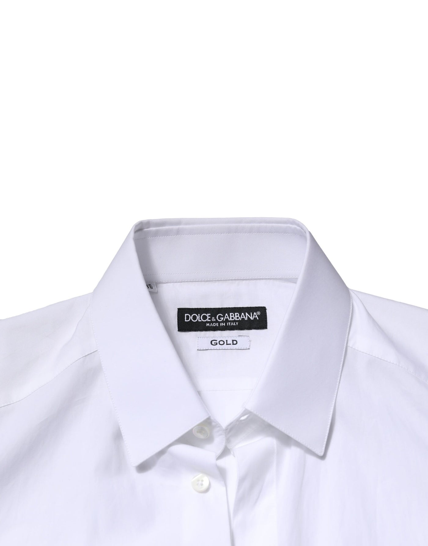 Dolce &amp; Gabbana White GOLD Crown Bee Heren Formeel Overhemd