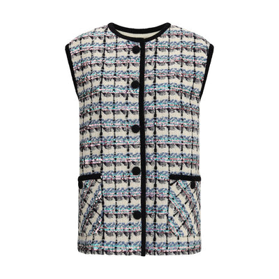 Gilet en tweed Valentino à paillettes
