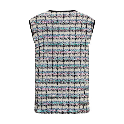Gilet en tweed Valentino à paillettes