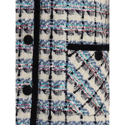 Gilet en tweed Valentino à paillettes