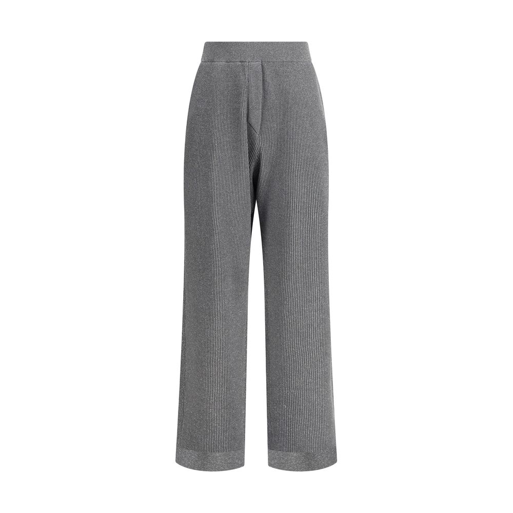 Pantalon côtelé en lurex Brunello Cucinelli