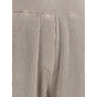 Pantalon côtelé en lurex Brunello Cucinelli
