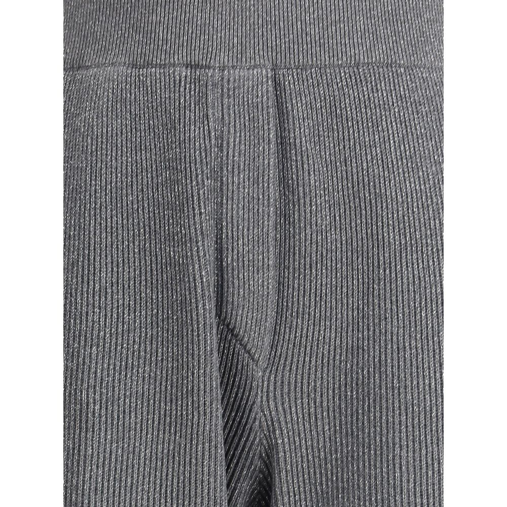 Pantalon côtelé en lurex Brunello Cucinelli