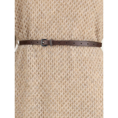 Brunello Cucinelli Perforated long Dress