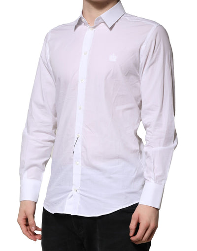Dolce &amp; Gabbana Wit MARTINI Lange Mouwen Heren Formeel Overhemd