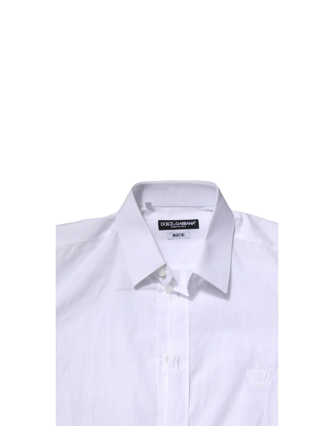 Dolce &amp; Gabbana Wit MARTINI Lange Mouwen Heren Formeel Overhemd
