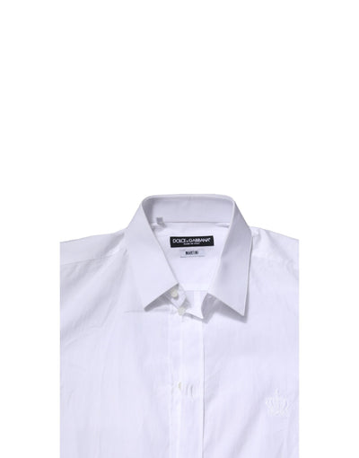 Dolce &amp; Gabbana Wit MARTINI Lange Mouwen Heren Formeel Overhemd