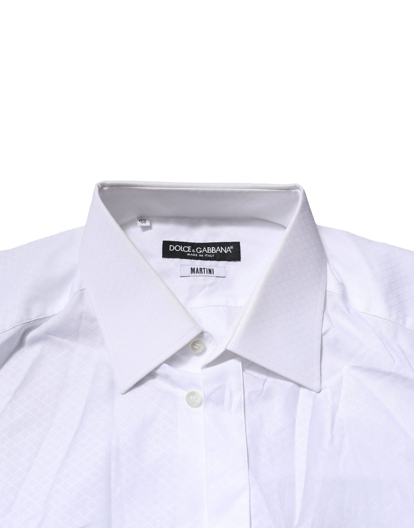 Dolce &amp; Gabbana Wit MARTINI Lange Mouwen Heren Formeel Overhemd
