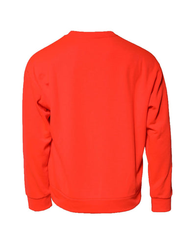 Sweat-shirt Dolce &amp; Gabbana en polyester orange avec logo DG