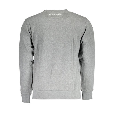 Pull homme en coton gris La Martina